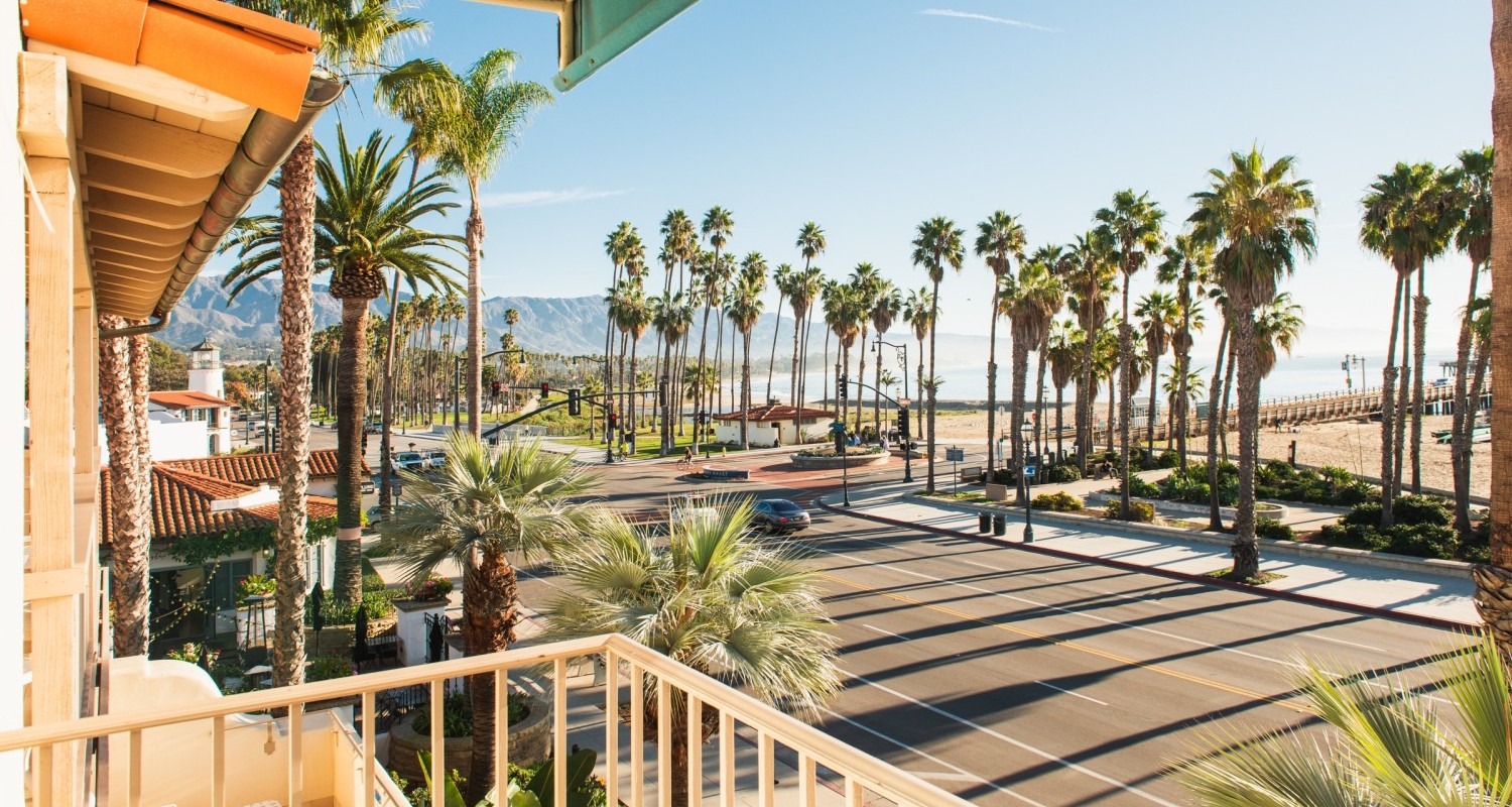 A view from the balcony