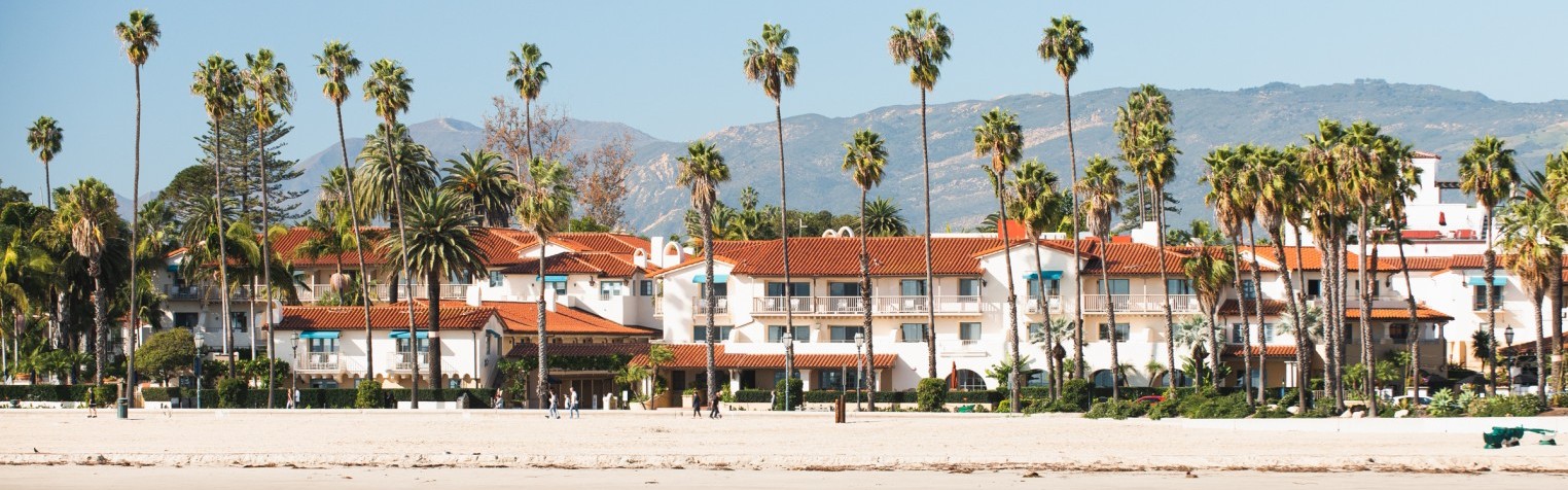 An ocean view from the local beach.